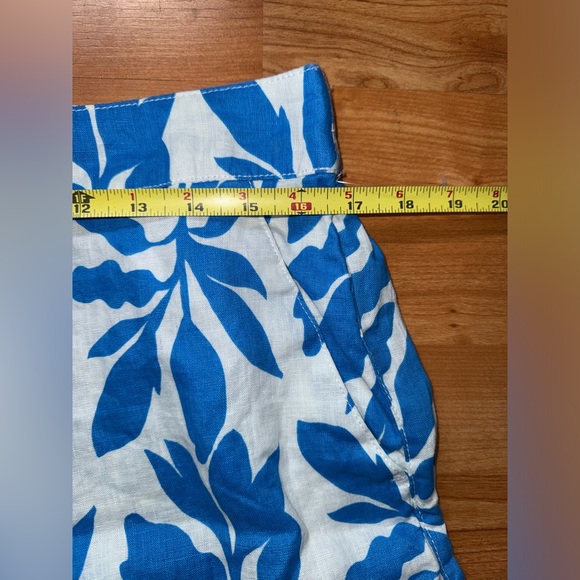 Rachel Zoe Womens Size XL Wide Sky Blue White 100% Linen Pull On New Pants - Picture 2 of 7